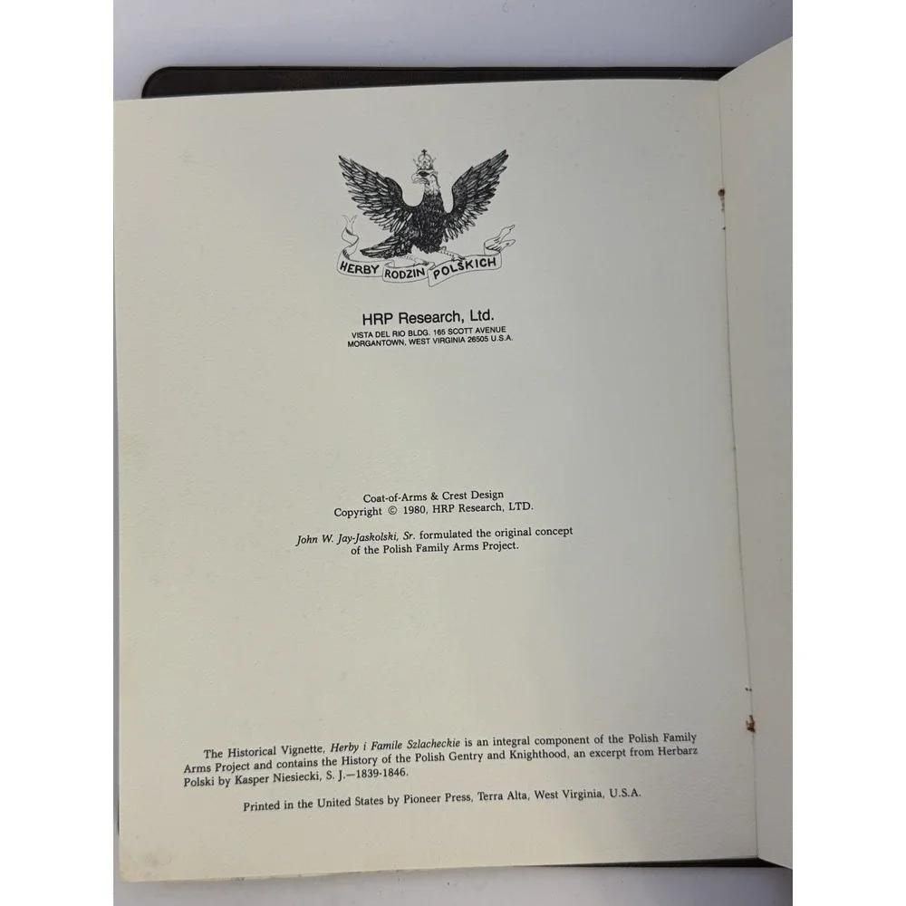 Heraldic Ancestry Waleski‎ Walewski Polish Coat of Arms Certificate 1997